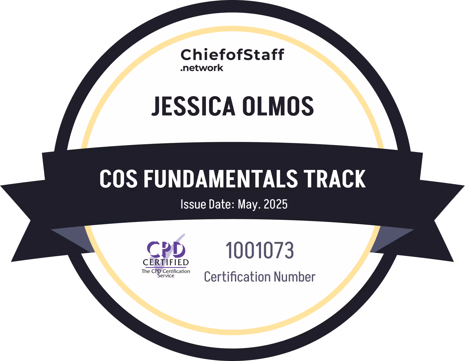 Chief of Staff Fundamentals Track (Jessica Olmos)