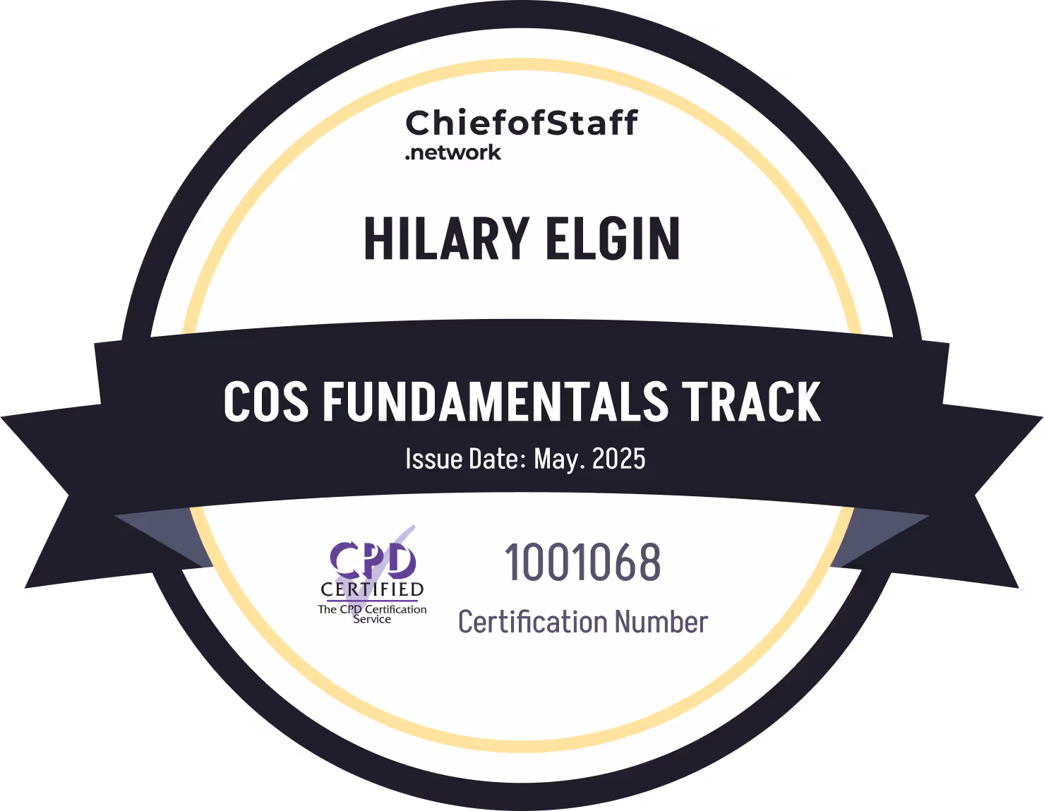 Chief of Staff Fundamentals Track (Hilary Elgin)