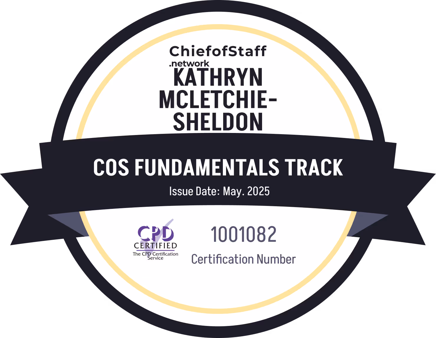 Chief of Staff Fundamentals Track (Kathryn McLetchie-Sheldon)