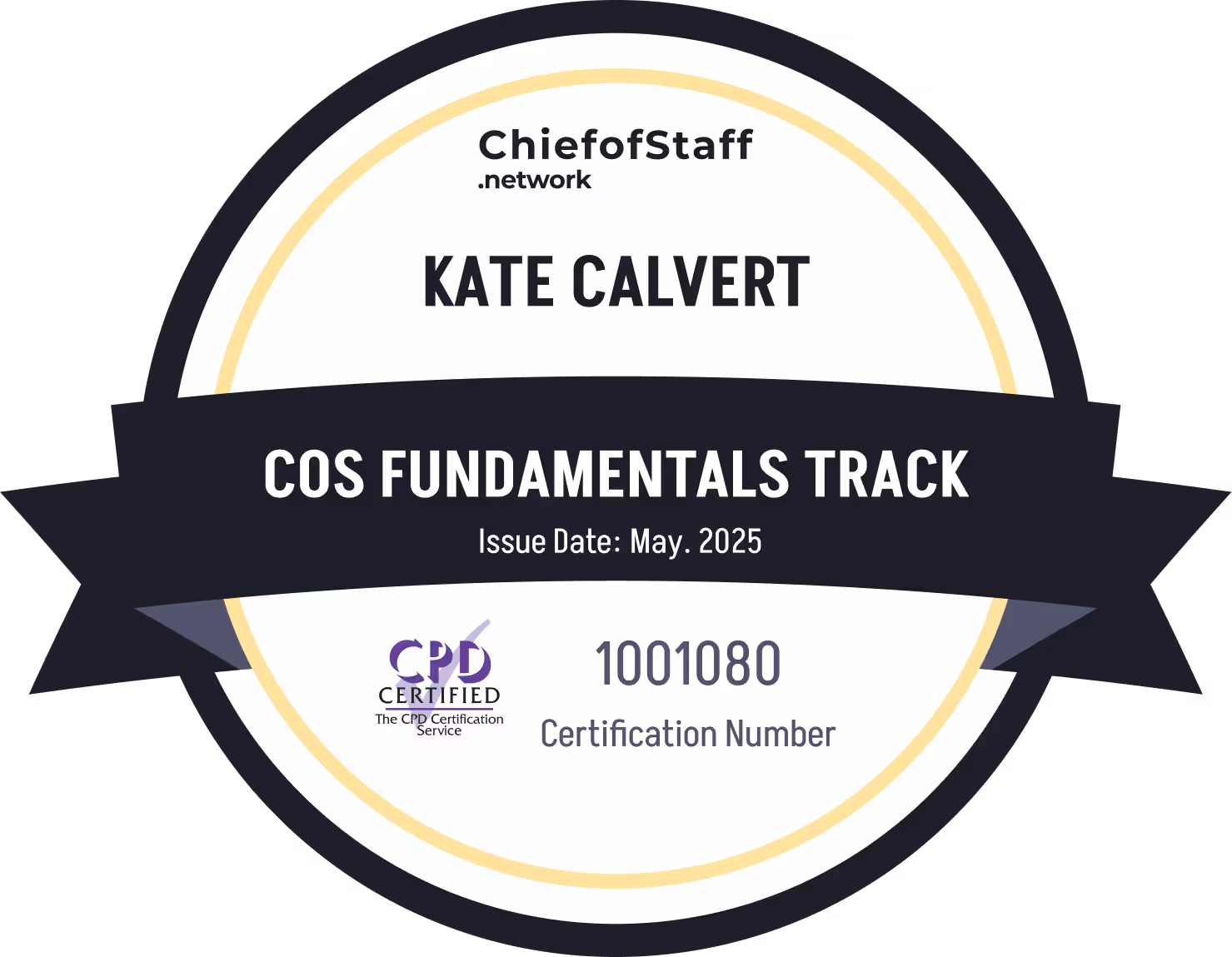 Chief of Staff Fundamentals Track (Kate Calvert)