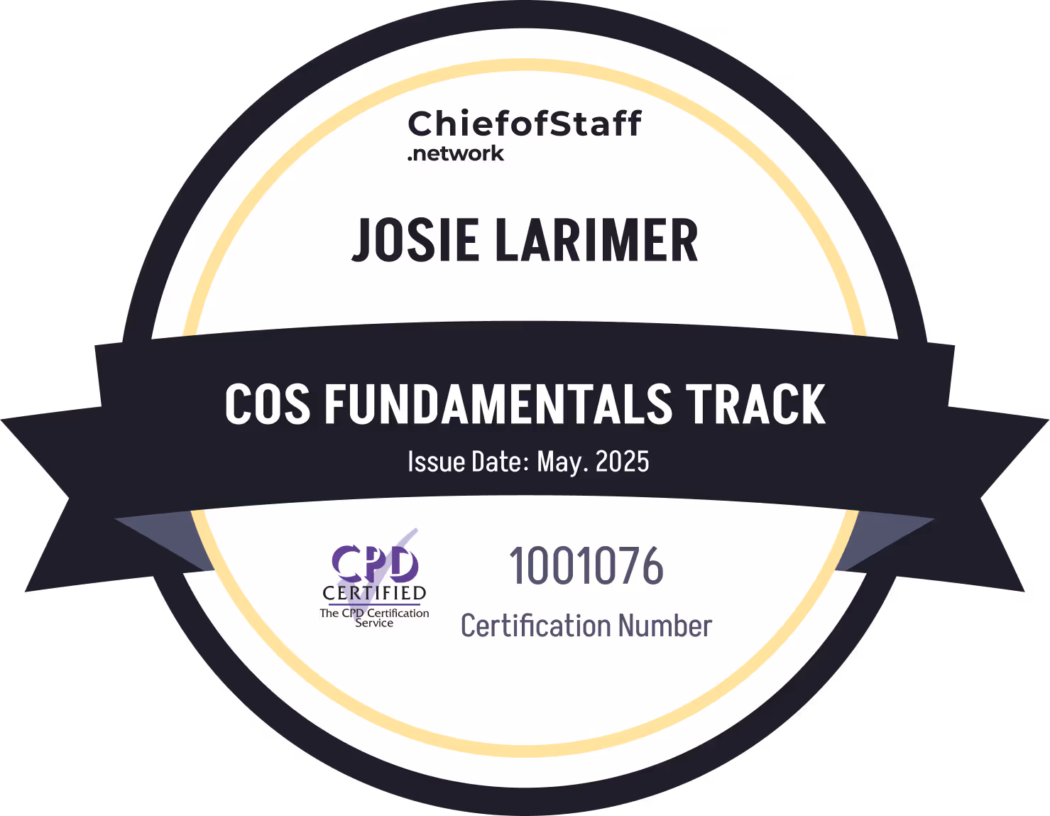 Chief of Staff Fundamentals Track (Josie Larimer)