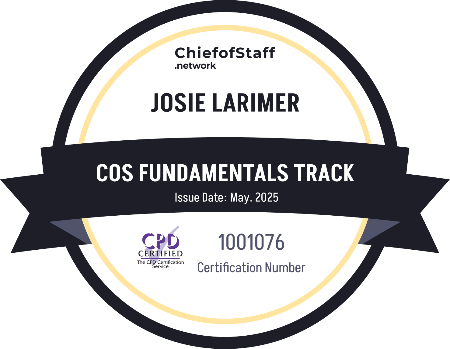 Chief of Staff Fundamentals Track (Josie Larimer)