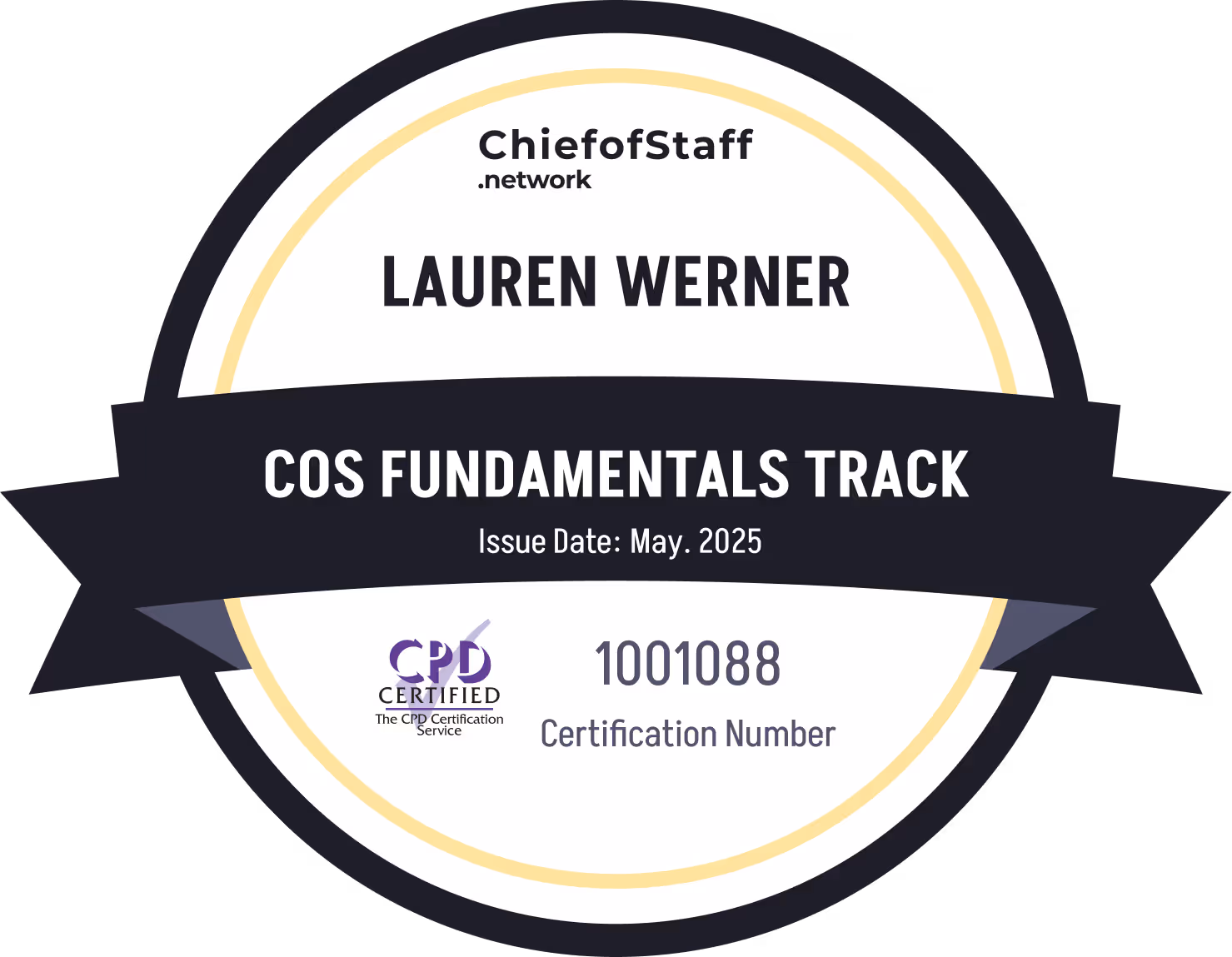 Chief of Staff Fundamentals Track (Lauren Werner)