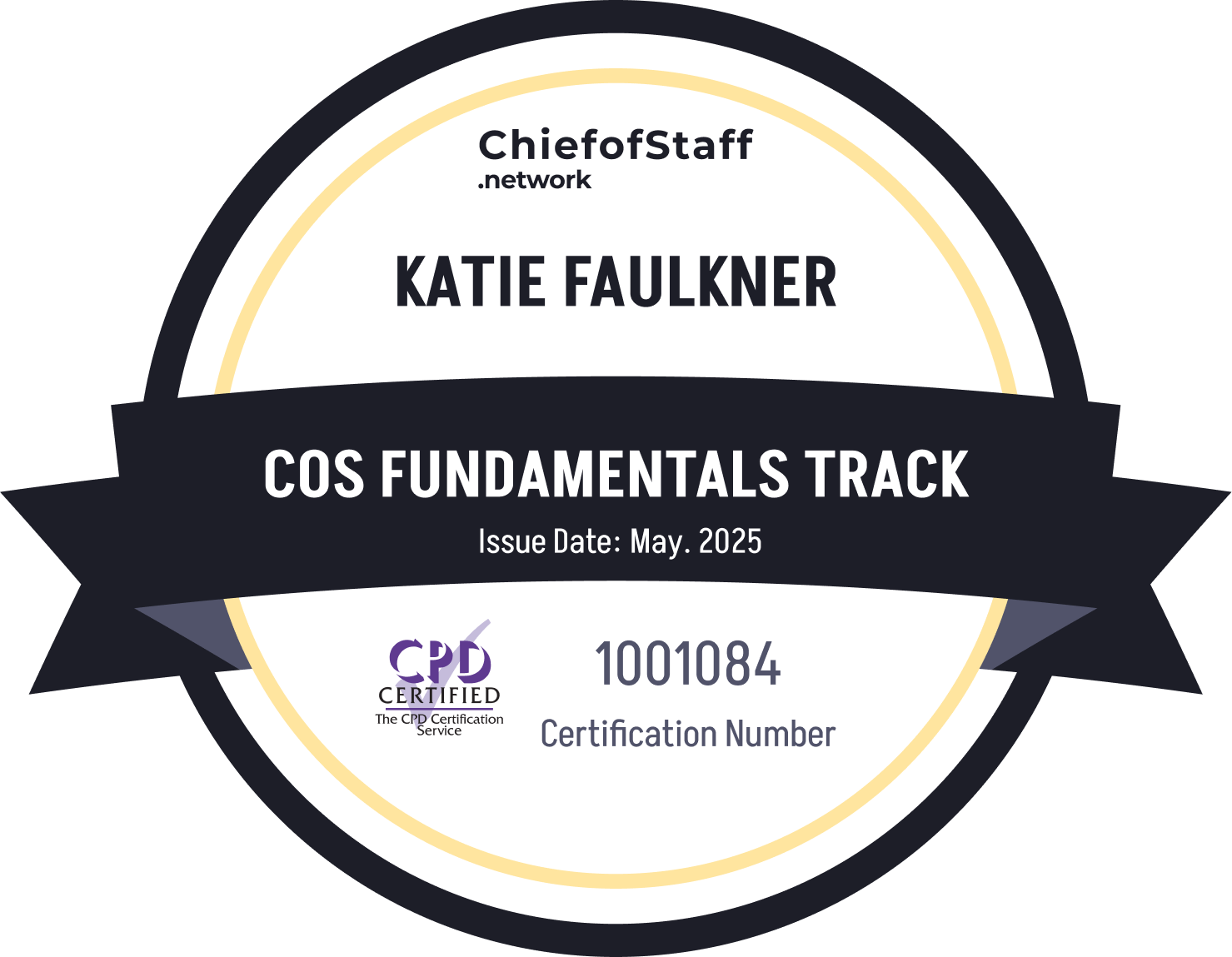 Chief of Staff Fundamentals Track (Katie Faulkner)