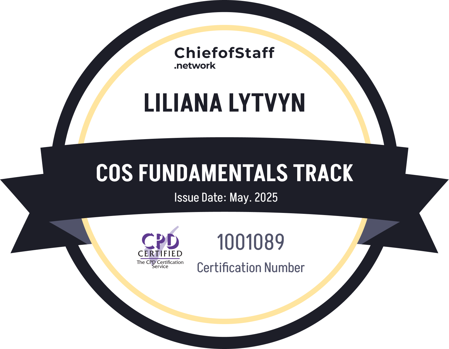 Chief of Staff Fundamentals Track (Liliana Lytvyn)
