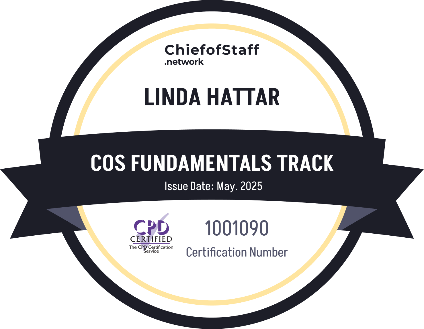 Chief of Staff Fundamentals Track (Linda Hattar)