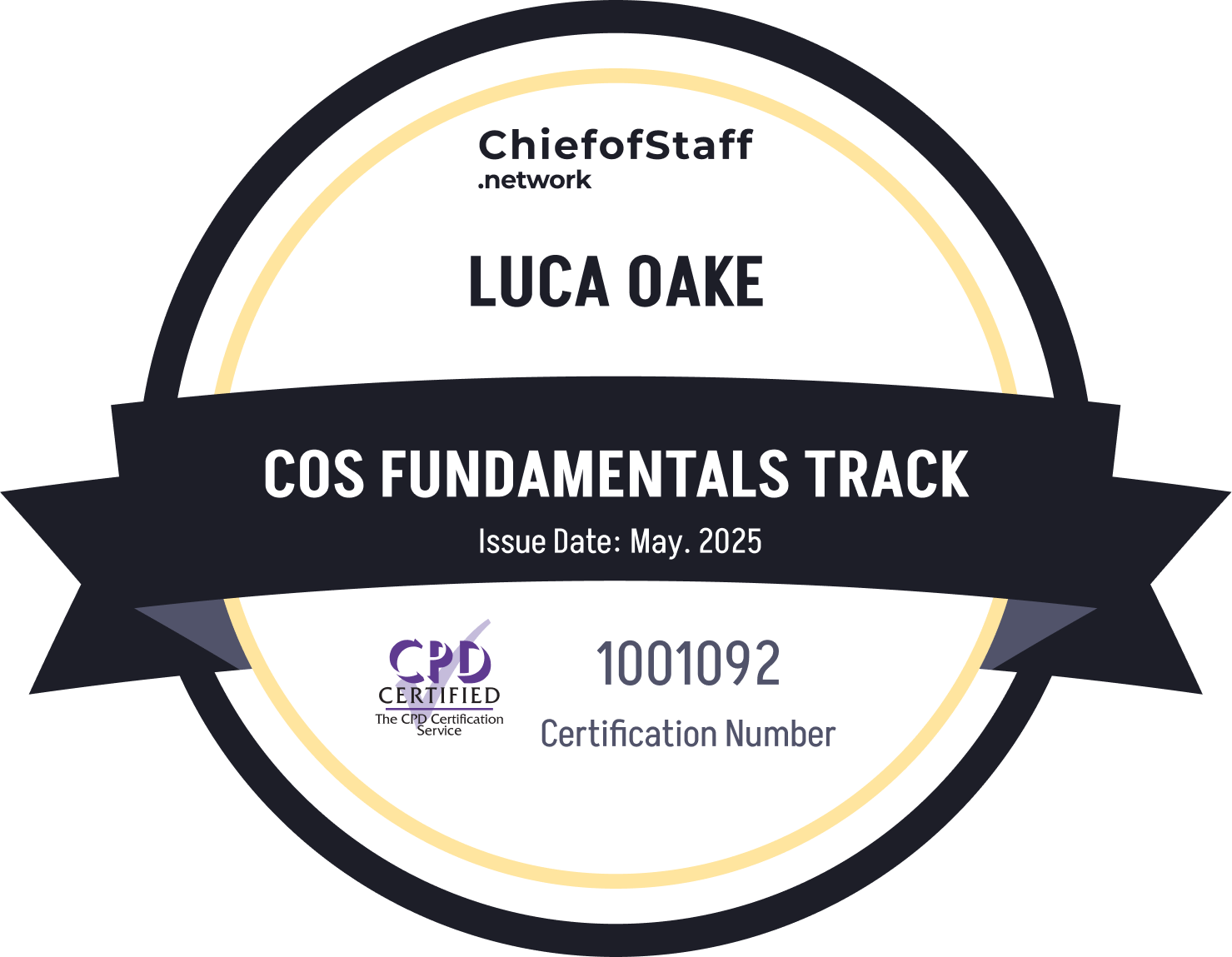 Chief of Staff Fundamentals Track (Luca Oake)