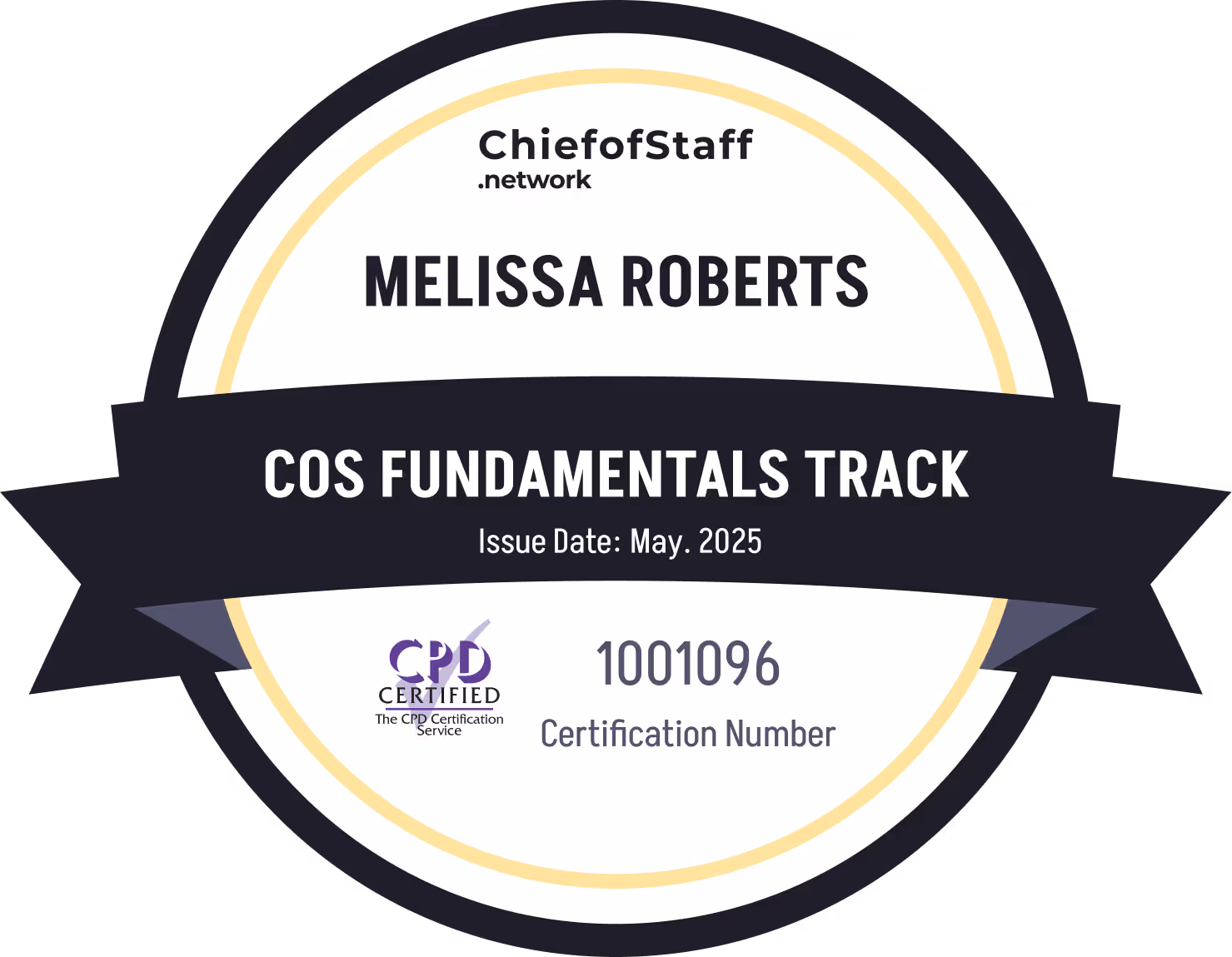 Chief of Staff Fundamentals Track (Melissa Roberts)