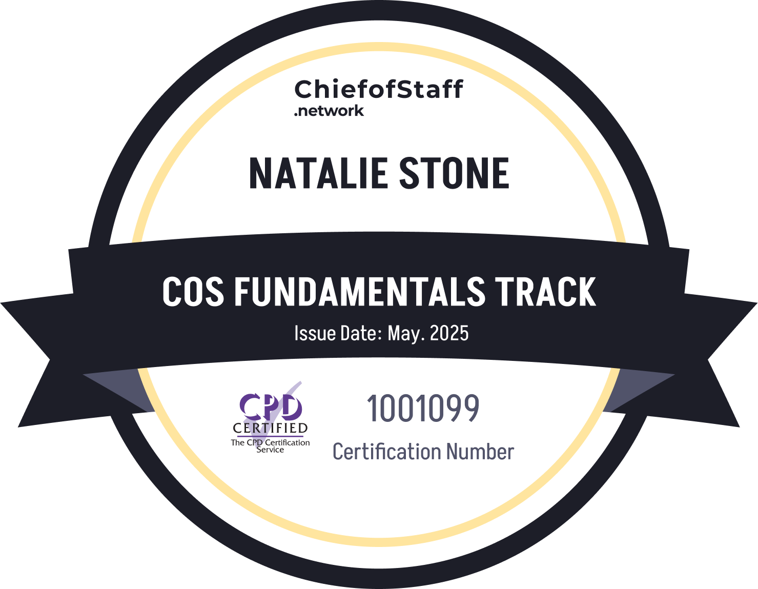 Chief of Staff Fundamentals Track (Natalie Stone)