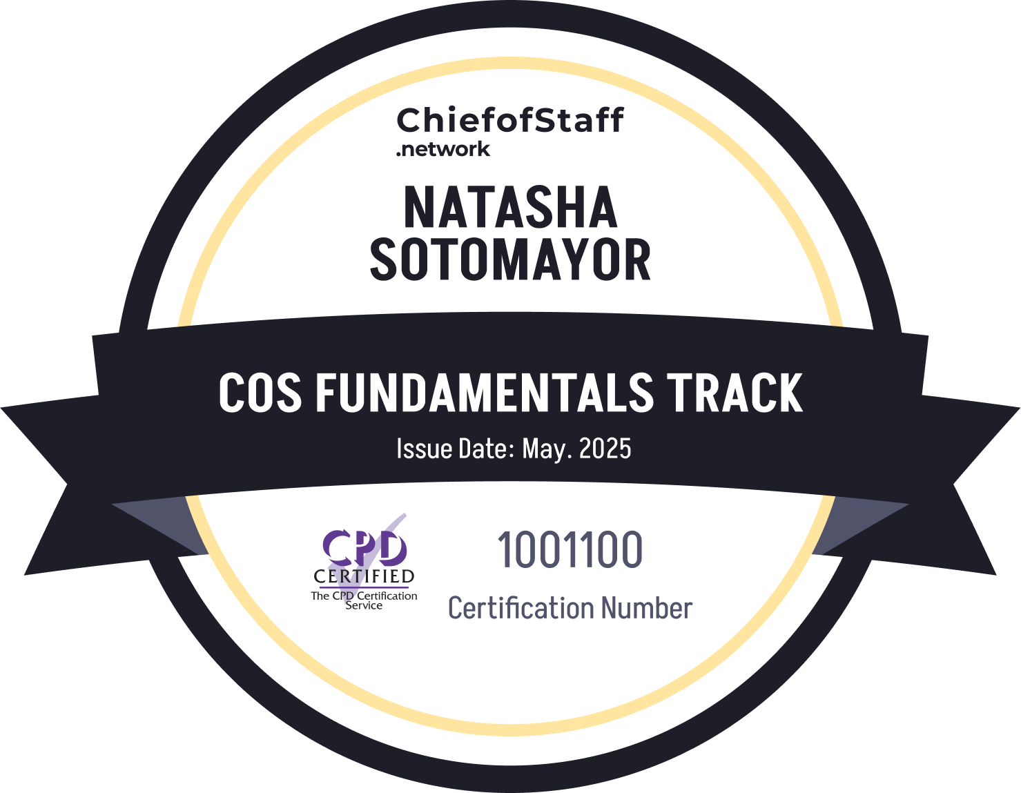 Chief of Staff Fundamentals Track (Natasha Sotomayor)