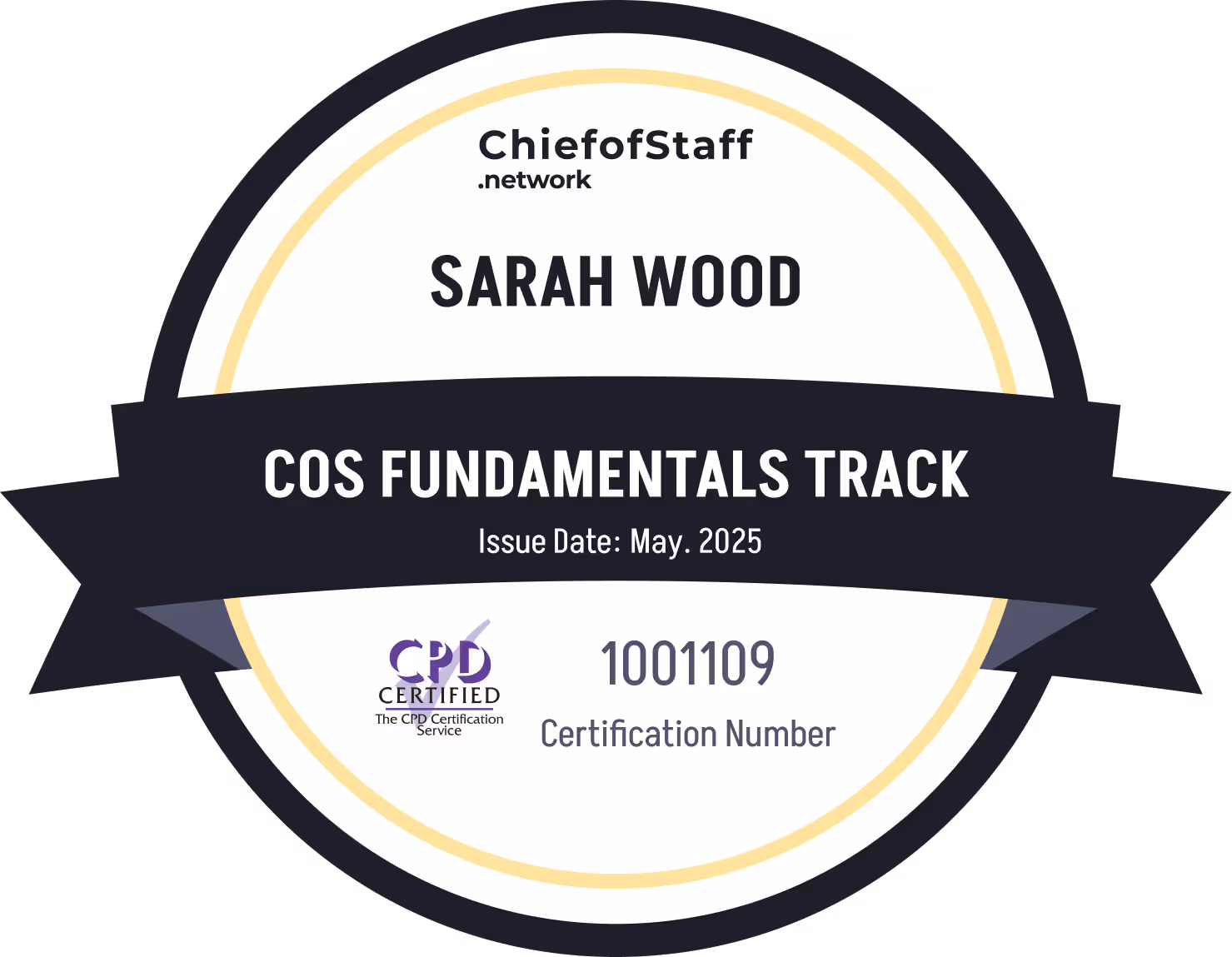 Chief of Staff Fundamentals Track (Sarah Wood)