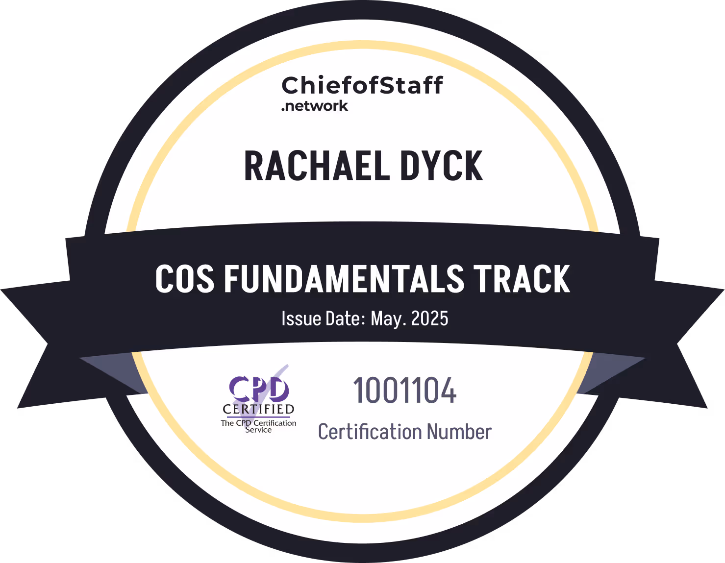 Chief of Staff Fundamentals Track (Rachael Dyck)