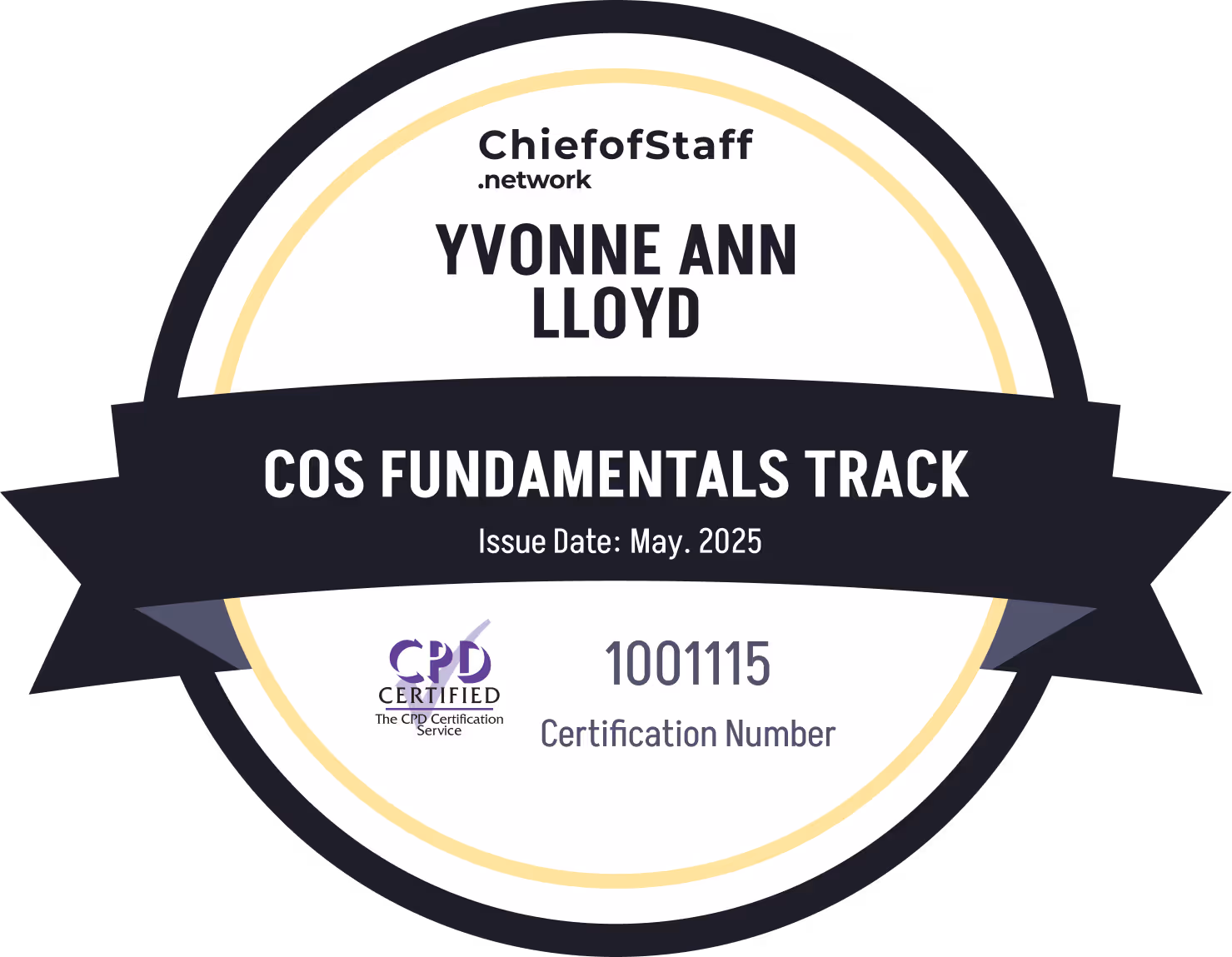 Chief of Staff Fundamentals Track (Yvonne Ann Lloyd)
