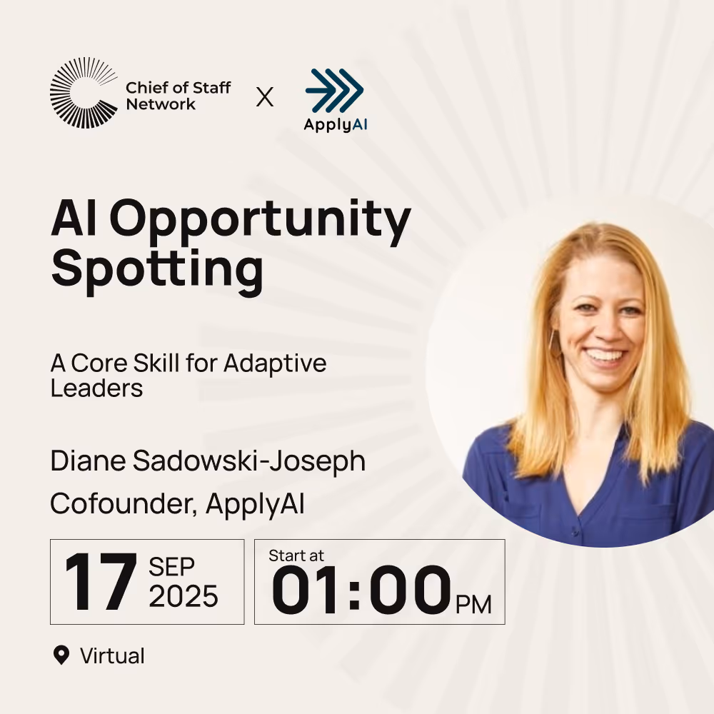 AI Opportunity Spotting: A Core Skill for Adaptive Leaders