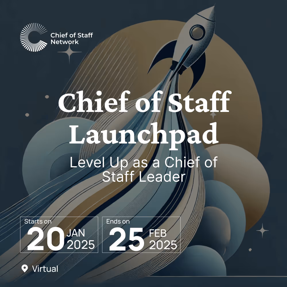 Chief of Staff Launchpad (Jan 2026 Cohort)