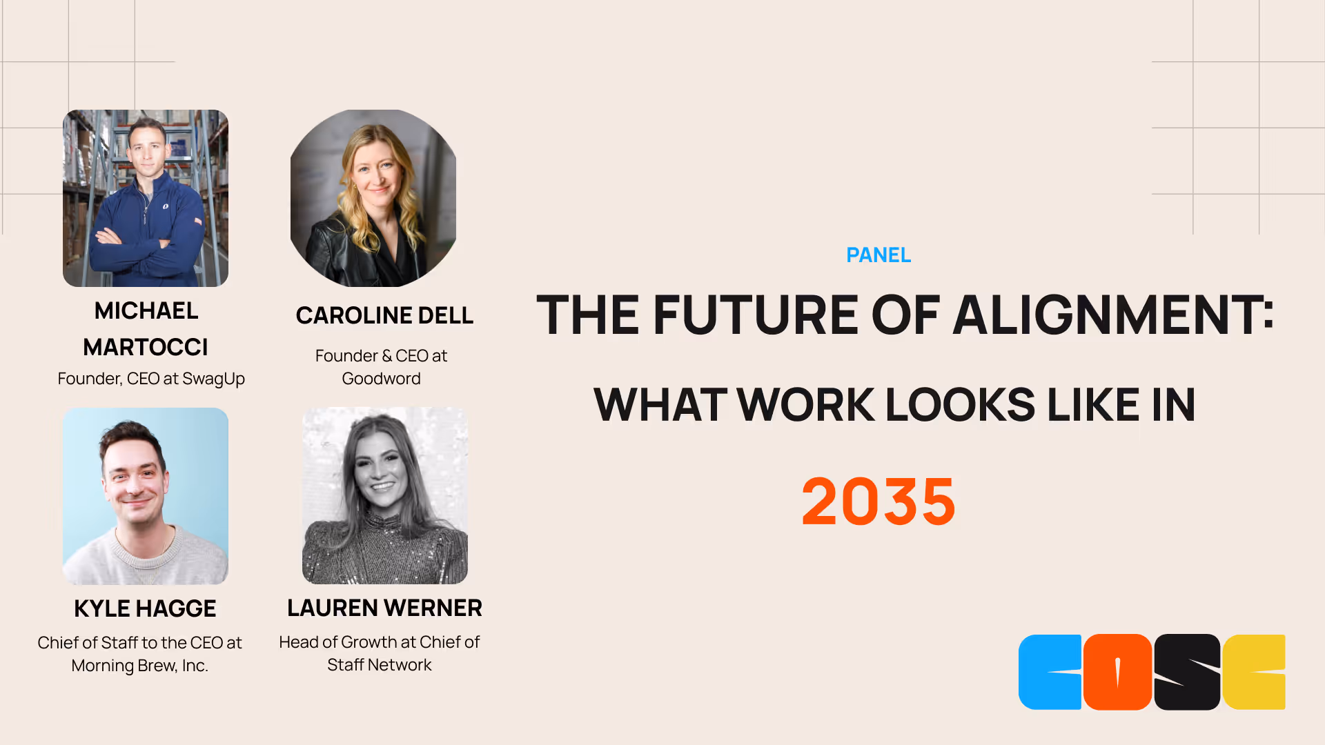 COSC NY 2025: The Future of Alignment