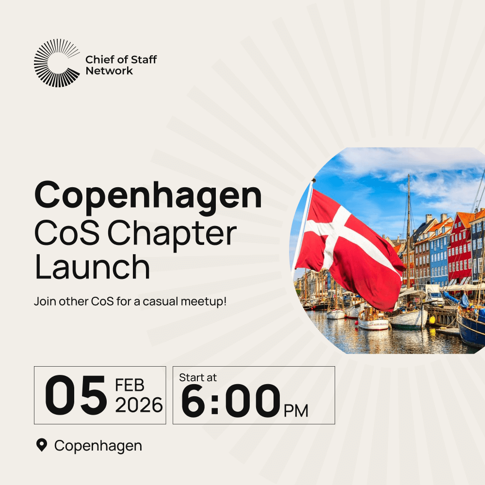 Chief of Staff Copenhagen Chapter Launch