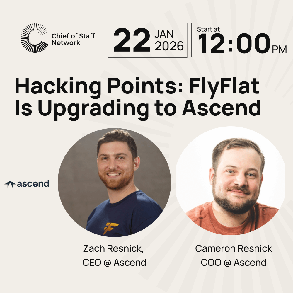 Hacking Points: FlyFlat Is Upgrading to Ascend – New Benefits Webinar