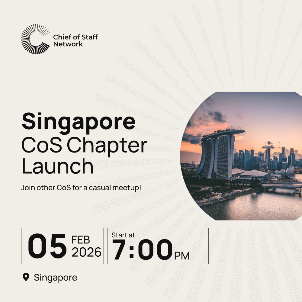 Chief of Staff Network Singapore Chapter Launch