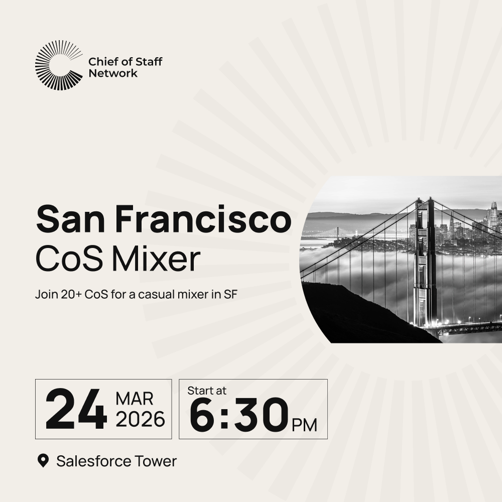 San Francisco Chief of Staff Mixer