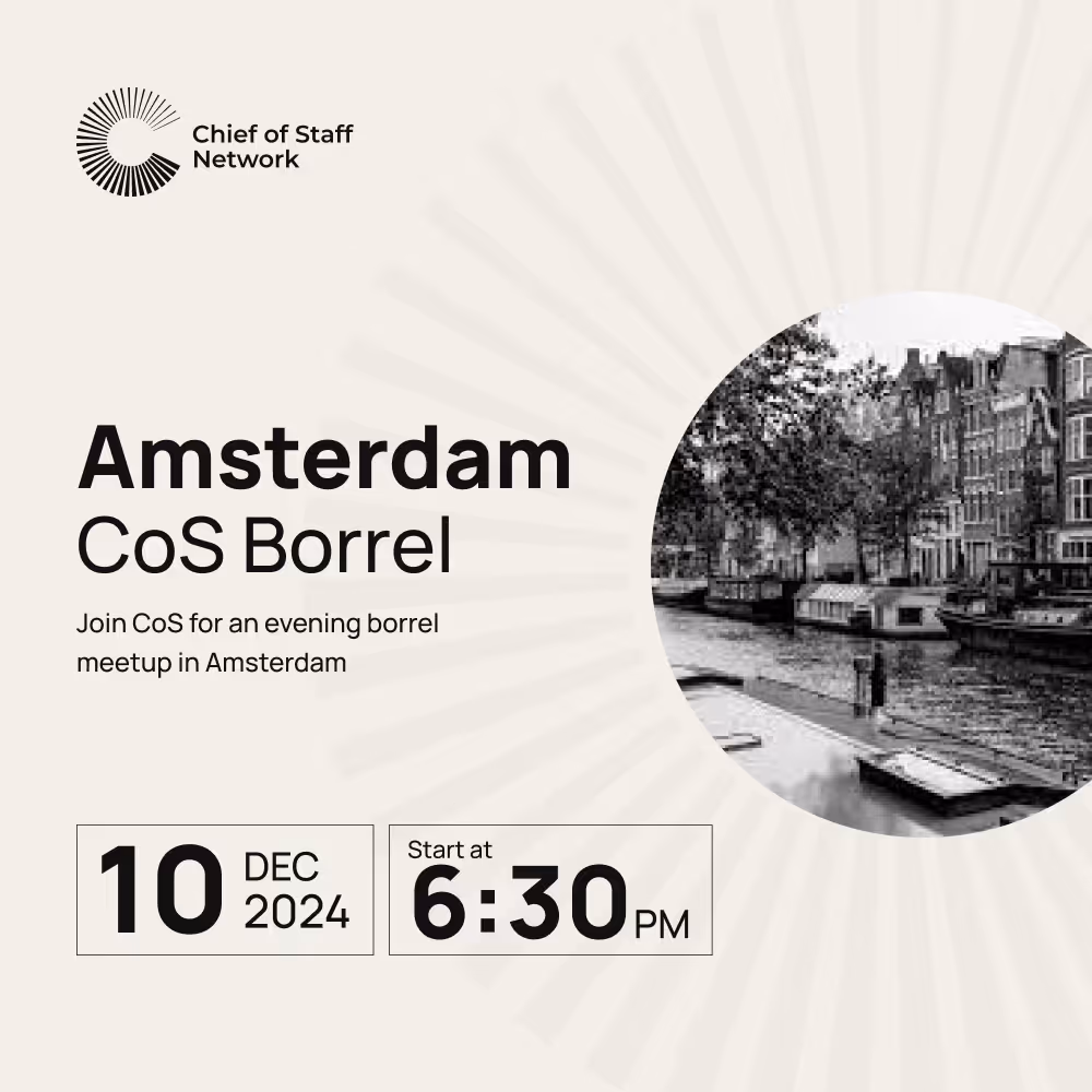 Amsterdam CoS Borrel (Dec 10)