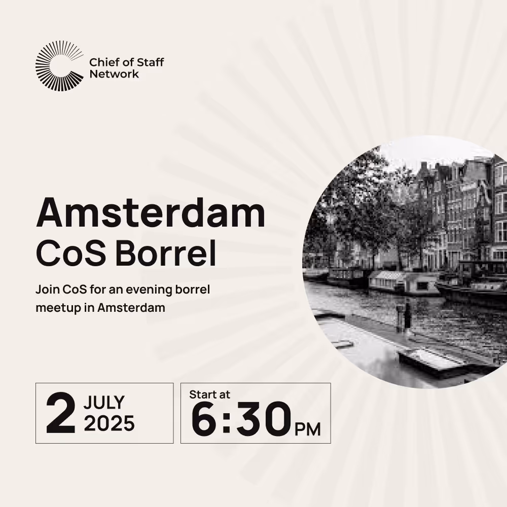 Amsterdam CoS Borrel (July 2)