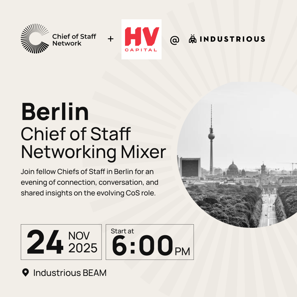 Berlin Chief of Staff Networking Mixer
