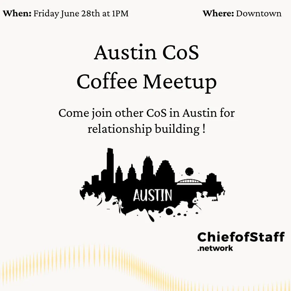 Austin CoS Meetup (Fri 6/28)
