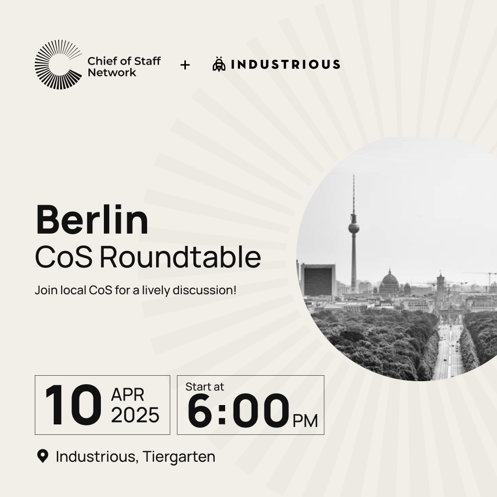 Berlin CoS Roundtable (April 10)