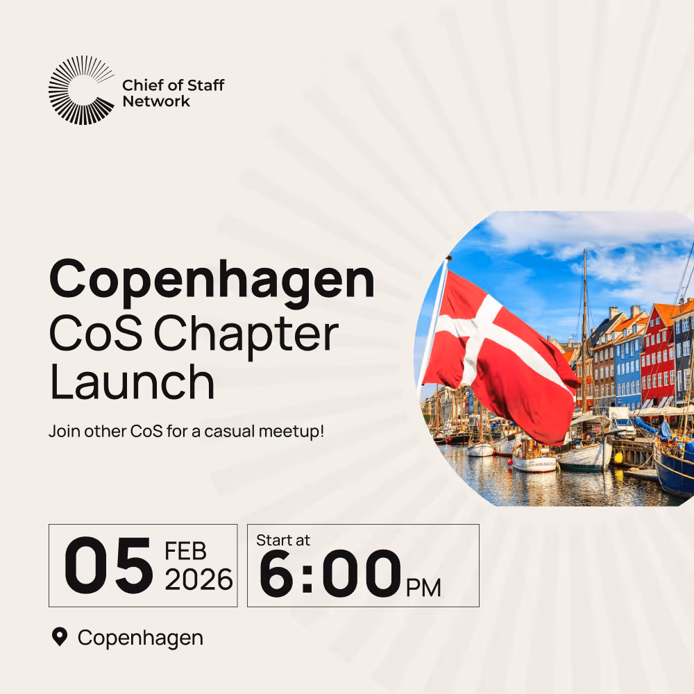 Chief of Staff Copenhagen Chapter Launch