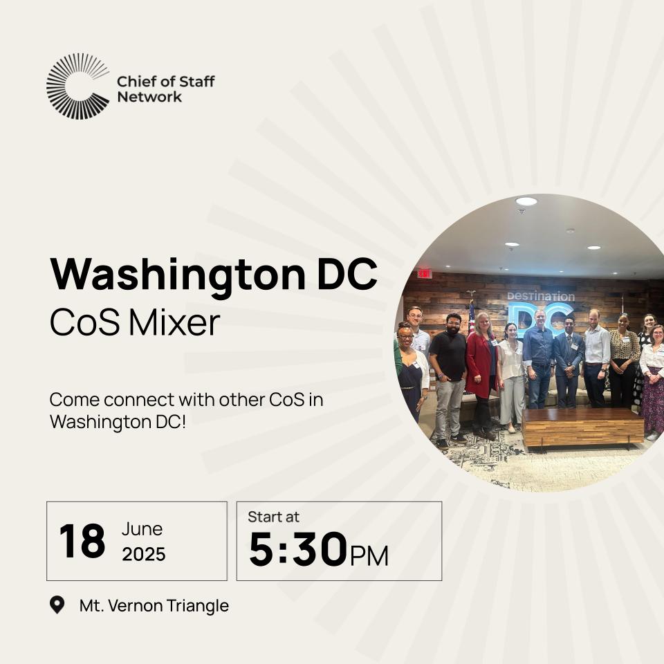 CoS DC Mixer (Thurs June 18)