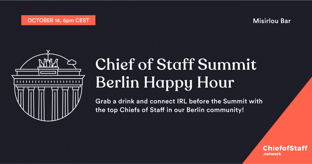 CoS Summit - Berlin Happy Hour Copy