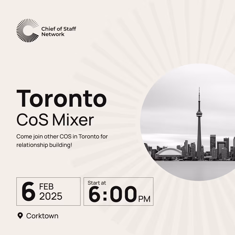 CoS Toronto Mixer (Feb 6)