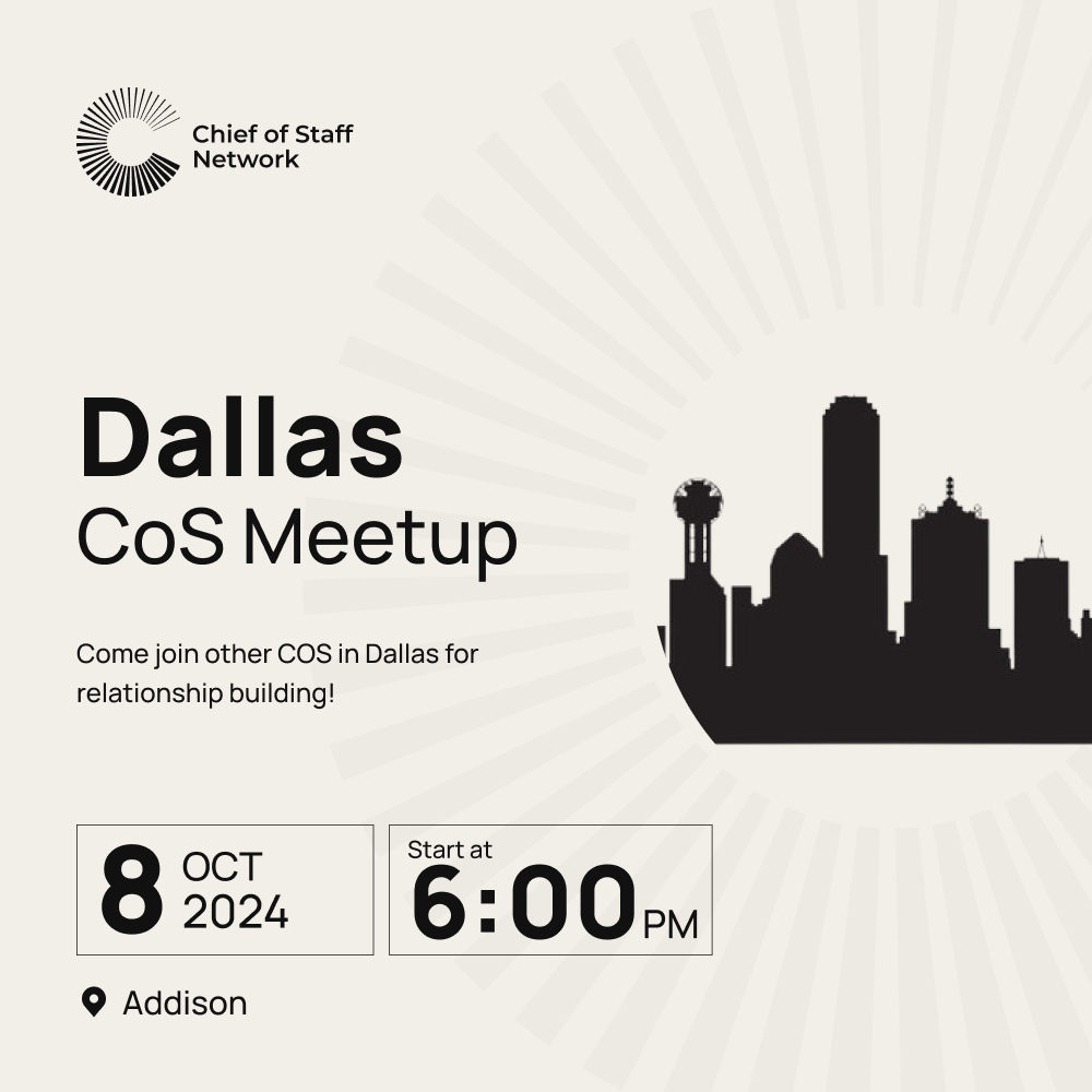 Dallas CoS Meetup (Oct 8)