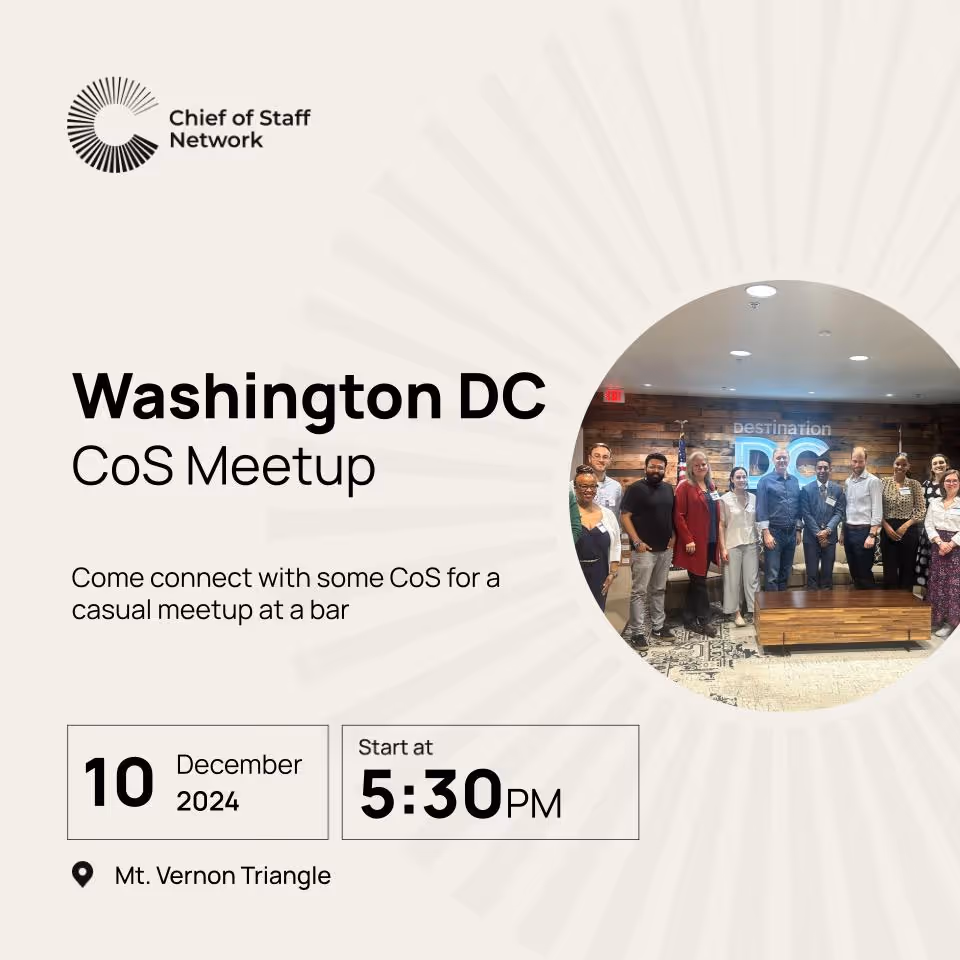DC CoS Meetup (12/10)