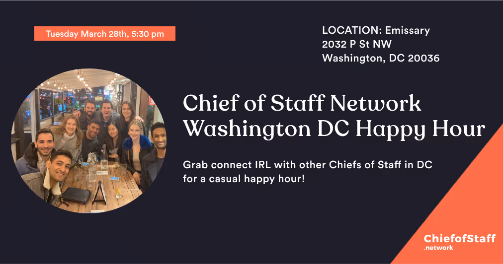 CoS DC HH - March 28th
