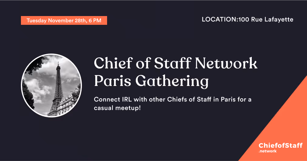 CoS Paris Gathering (Nov 28)