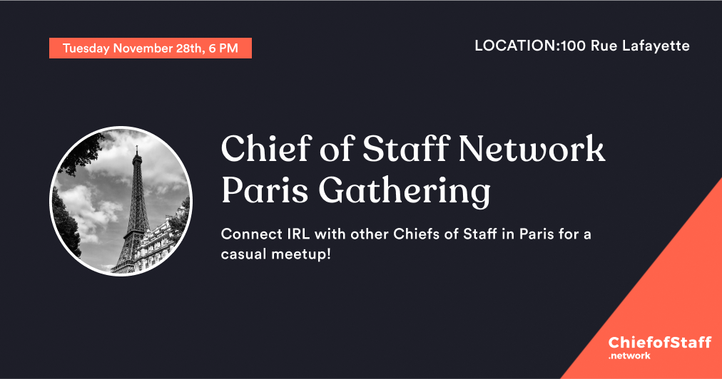 CoS Paris Gathering (Nov 28)