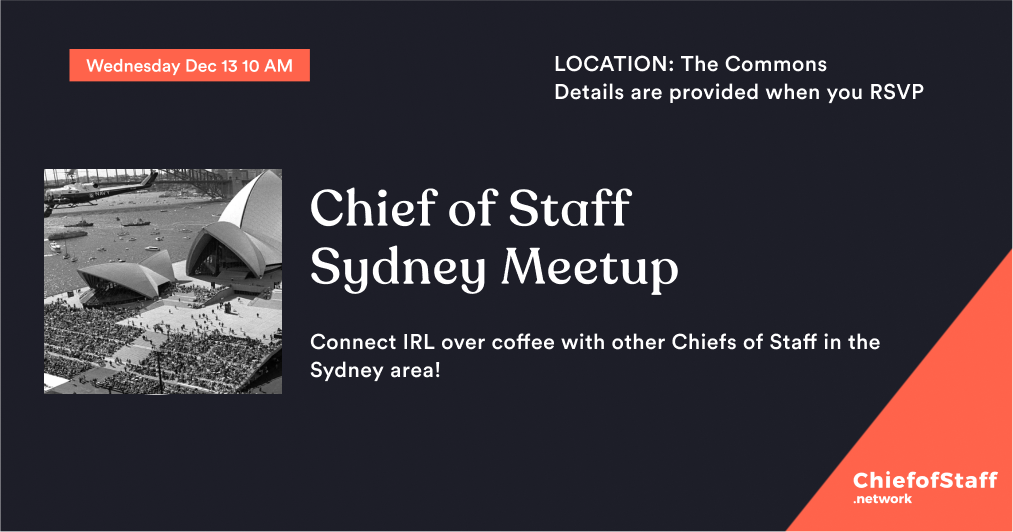 Sydney Meetup (Dec 13)
