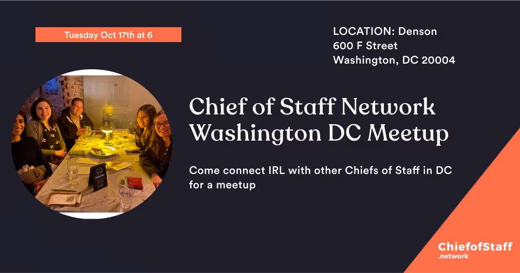 DC CoS Meetup (Oct 17th)