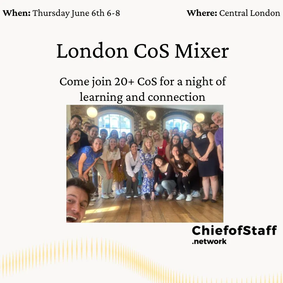 London CoS Mixer (June 6)