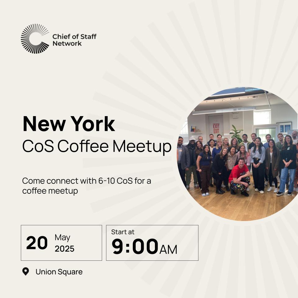 NYC CoS Coffee Meetup (Tues May 20)
