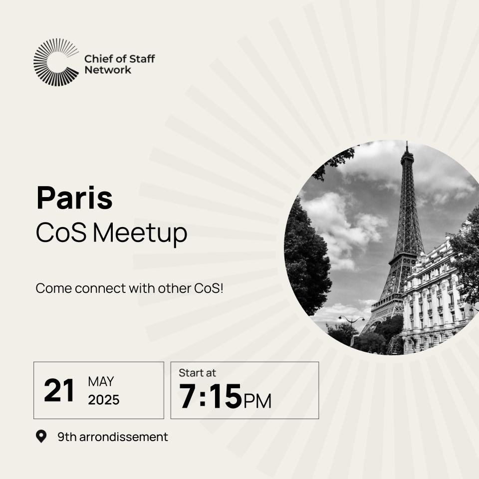 Paris CoS Meetup (May 21)