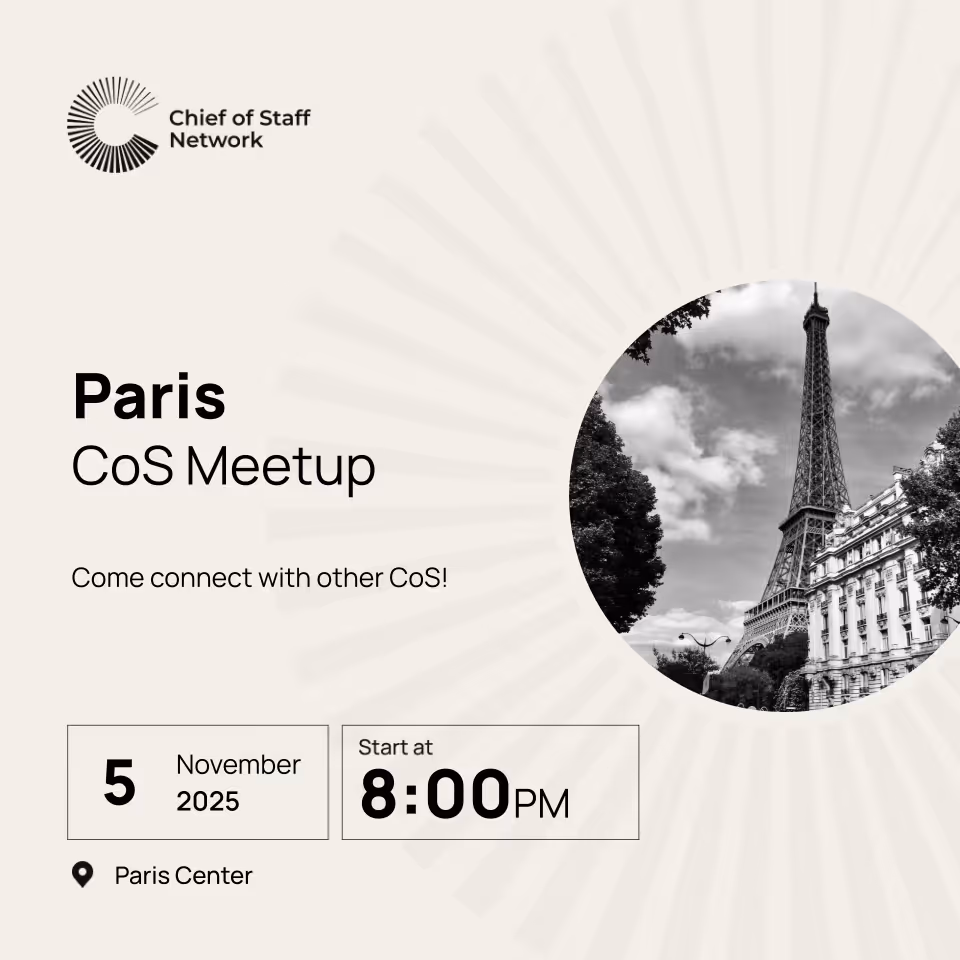 Paris CoS Meetup (Nov 5)