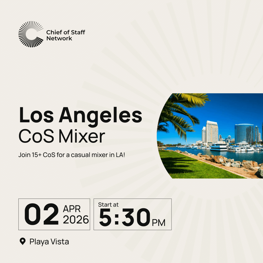 Chief of Staff LA Mixer (April 2)