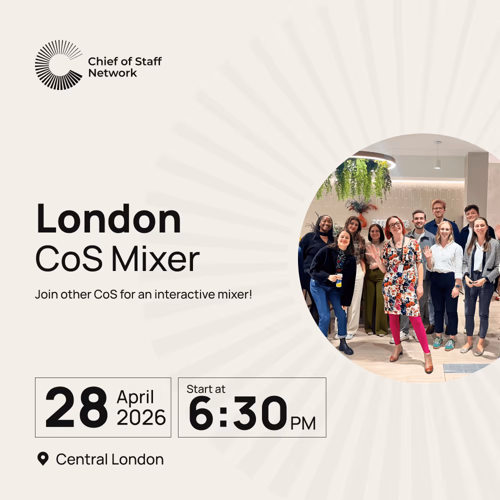 Chief of Staff London Mixer(Apr 28)