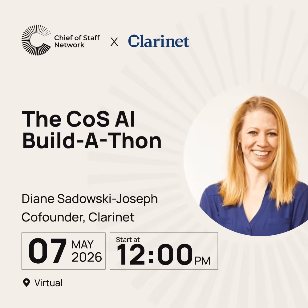 The CoS AI Build-A-Thon