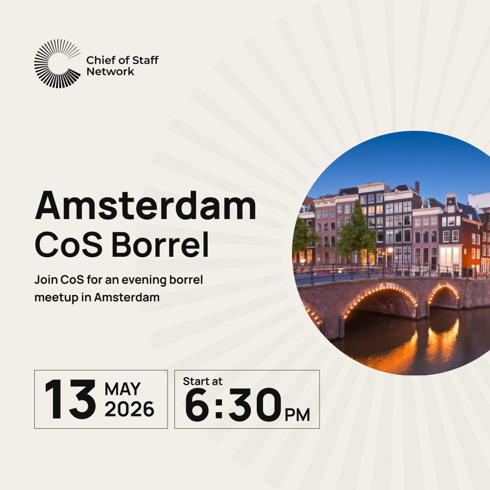 Amsterdam CoS Borrel (May 13)