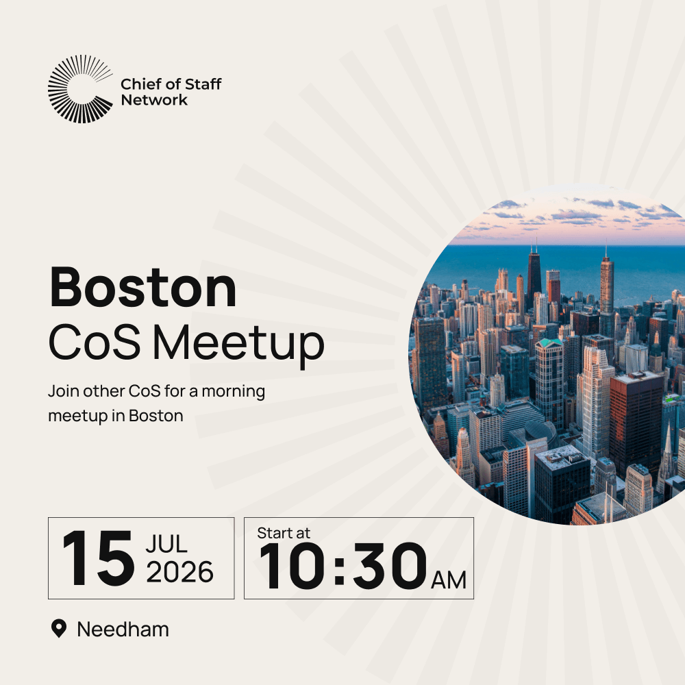 Boston CoS Meetup (Wed, 15 July)