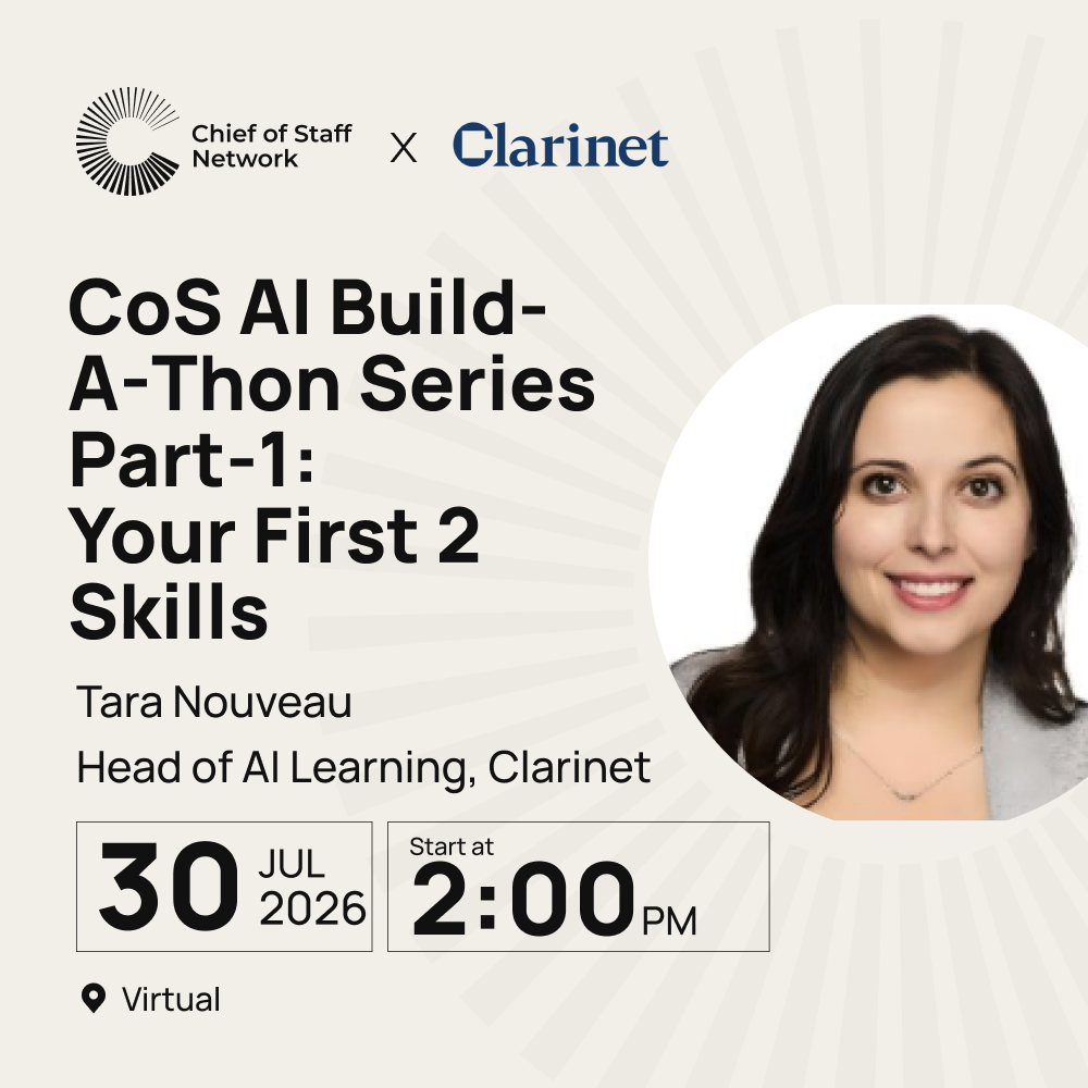 CoS AI Buildathon Series: Build Your Personal AI Workspace | Part-1: Your First Two Skills